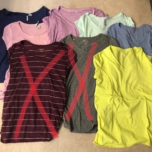 XL Maternity Short Sleeve Shirts